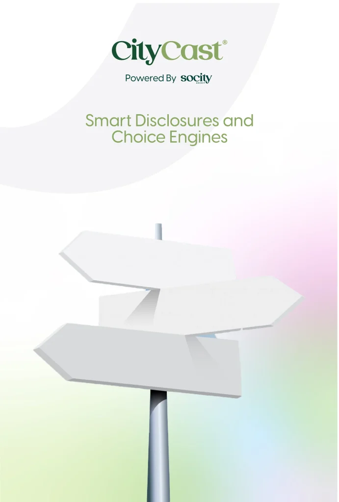 Smart disclosures and choice engines