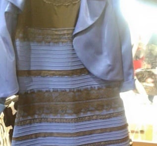 black and gold dress- perspective in marketing